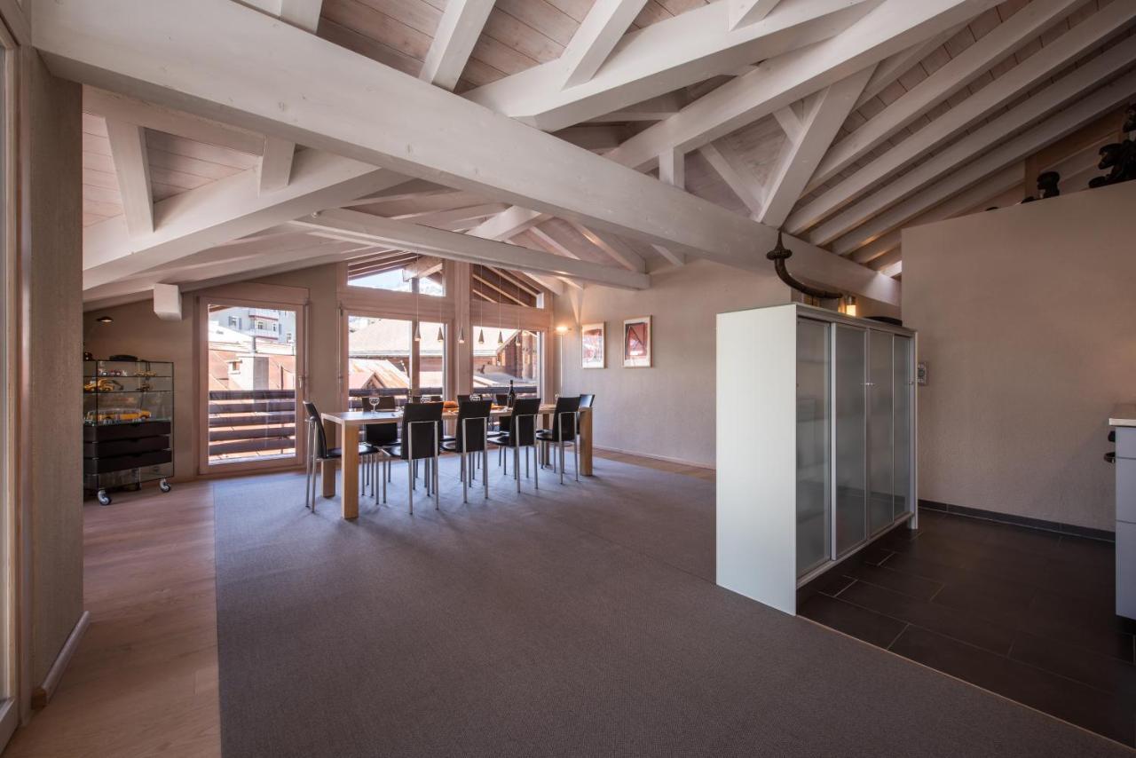 Chalet Schneehoren Penthouse Wengen Exteriér fotografie