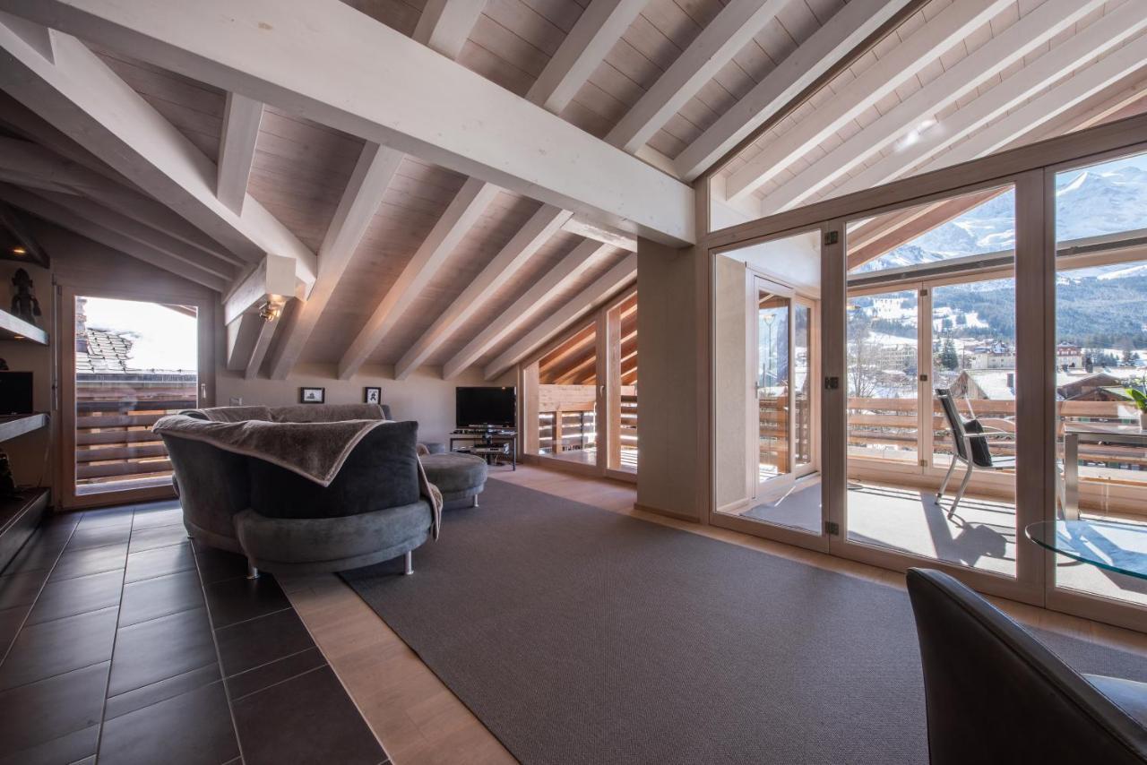 Chalet Schneehoren Penthouse Wengen Exteriér fotografie