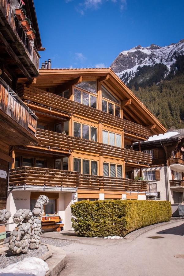 Chalet Schneehoren Penthouse Wengen Exteriér fotografie
